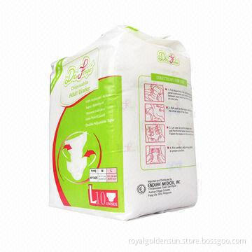 Disposable adult diapers for daily use with very high absorption